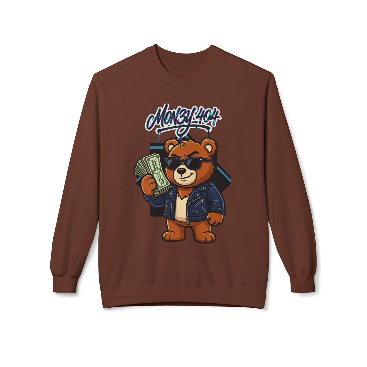 Money_404 Crewneck & Fleece Shorts Set
