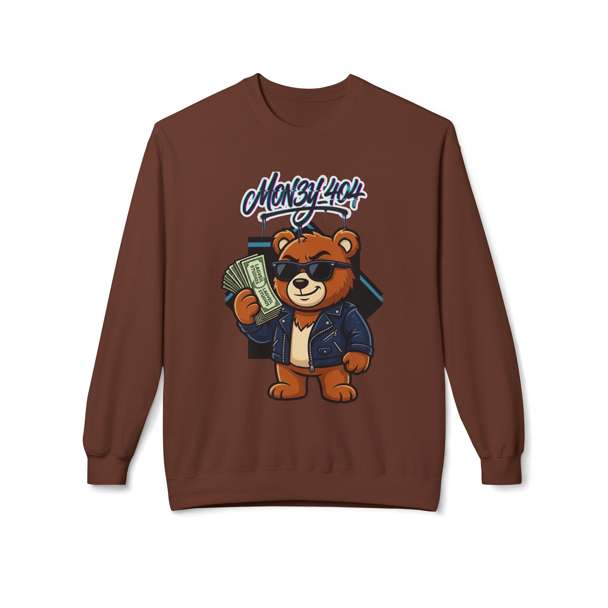 Mon3y_404: Not Found- Crewneck Sweatshirt