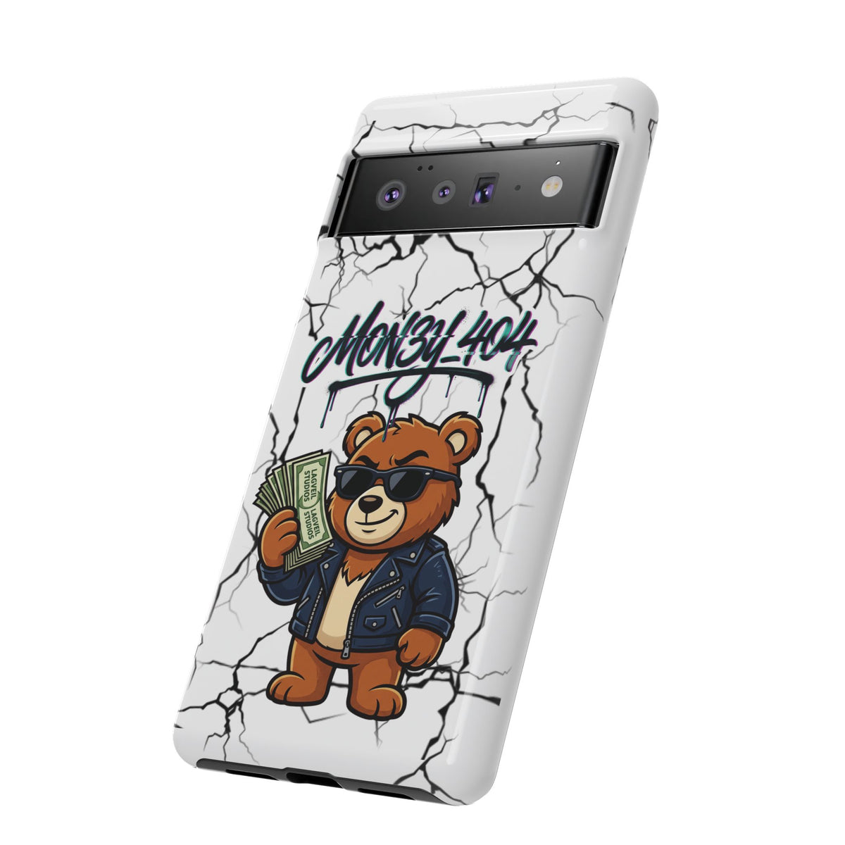 Money_404 Cracked Marble Phone Case