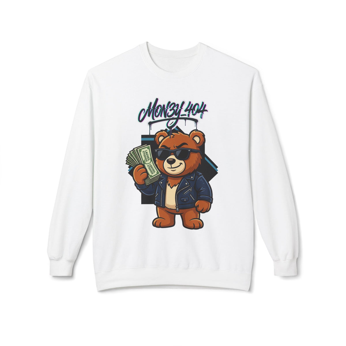 Money_404 “Not Found” Graphic Crewneck Sweatshirt