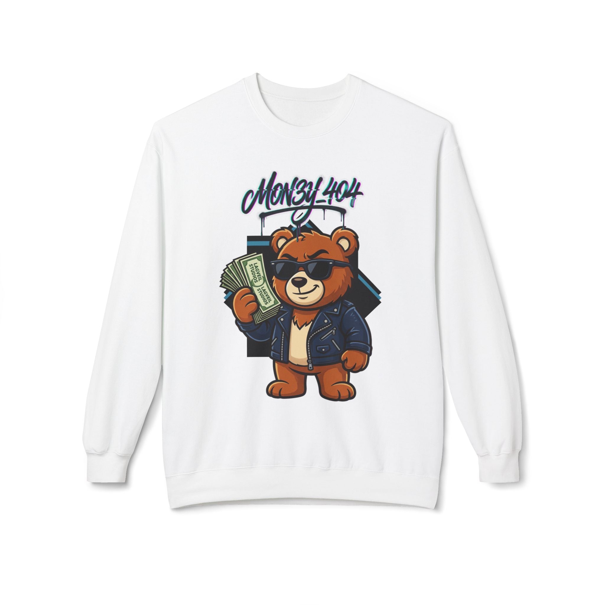 Mon3y_404: Not Found- Crewneck Sweatshirt