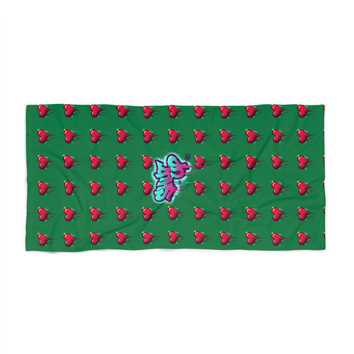 Quiet Mode Green- Beach Towel