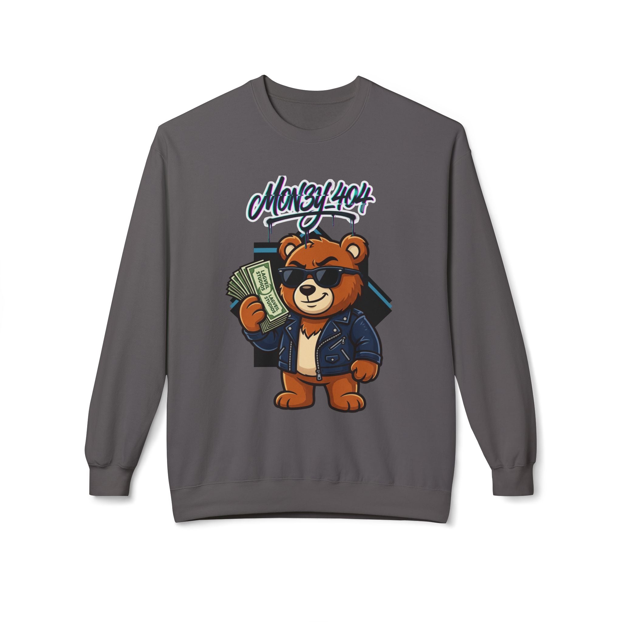 Mon3y_404: Not Found- Crewneck Sweatshirt