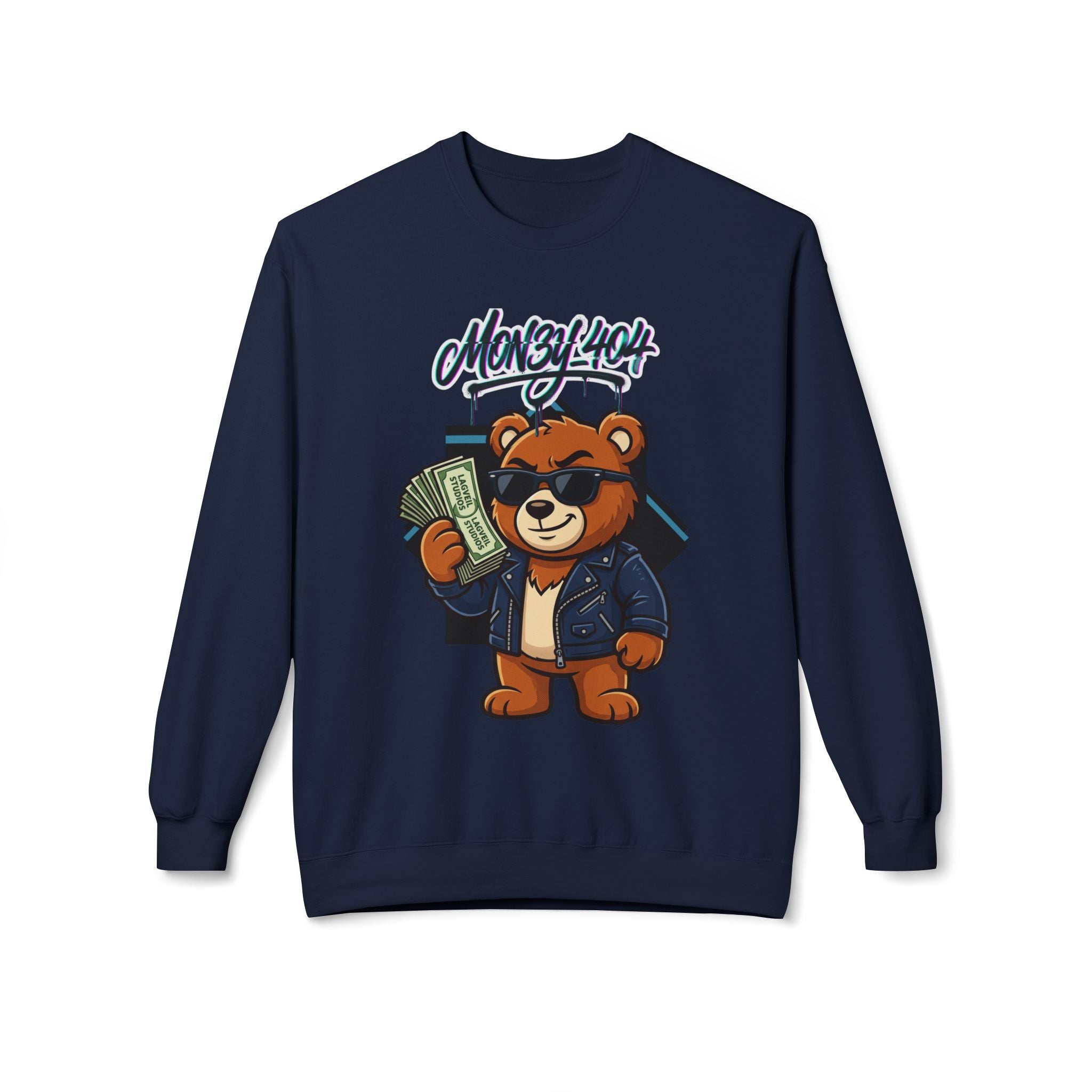 Mon3y_404: Not Found- Crewneck Sweatshirt
