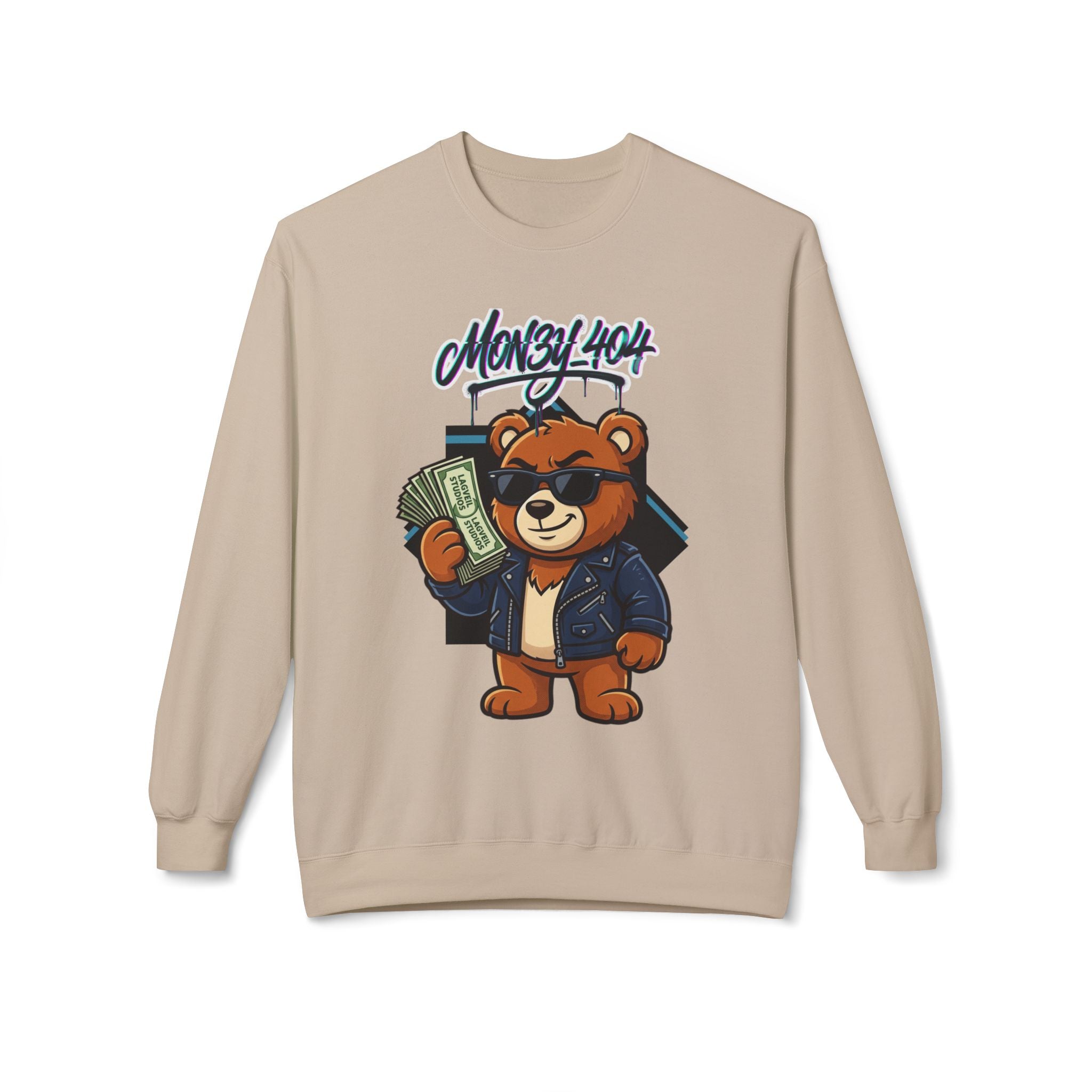 Mon3y_404: Not Found- Crewneck Sweatshirt
