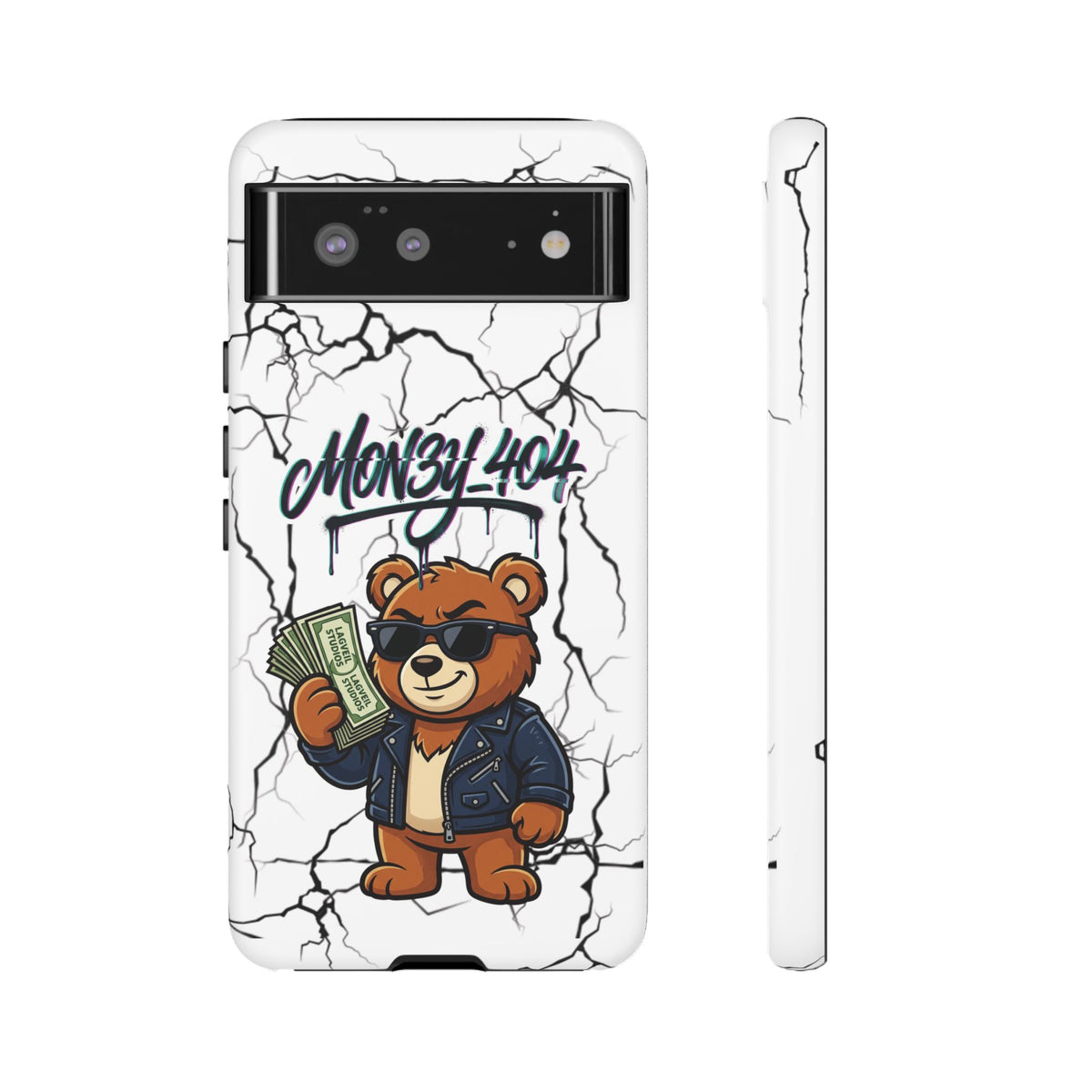 Money_404 Cracked Marble Phone Case