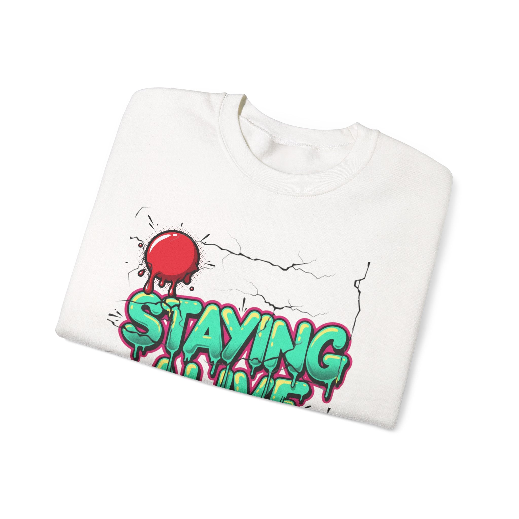 Staying Alive- Crewneck