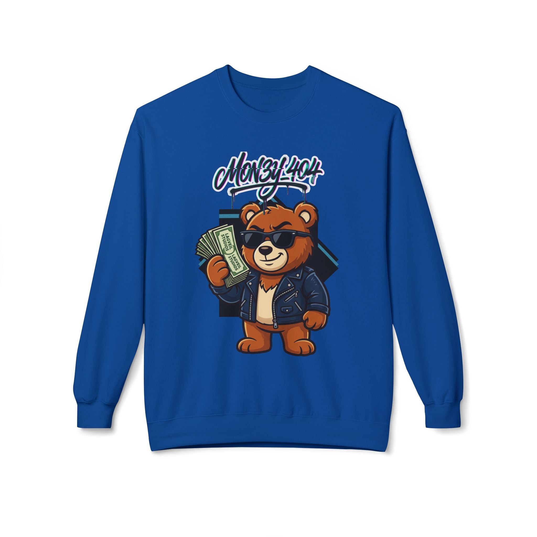 Mon3y_404: Not Found- Crewneck Sweatshirt