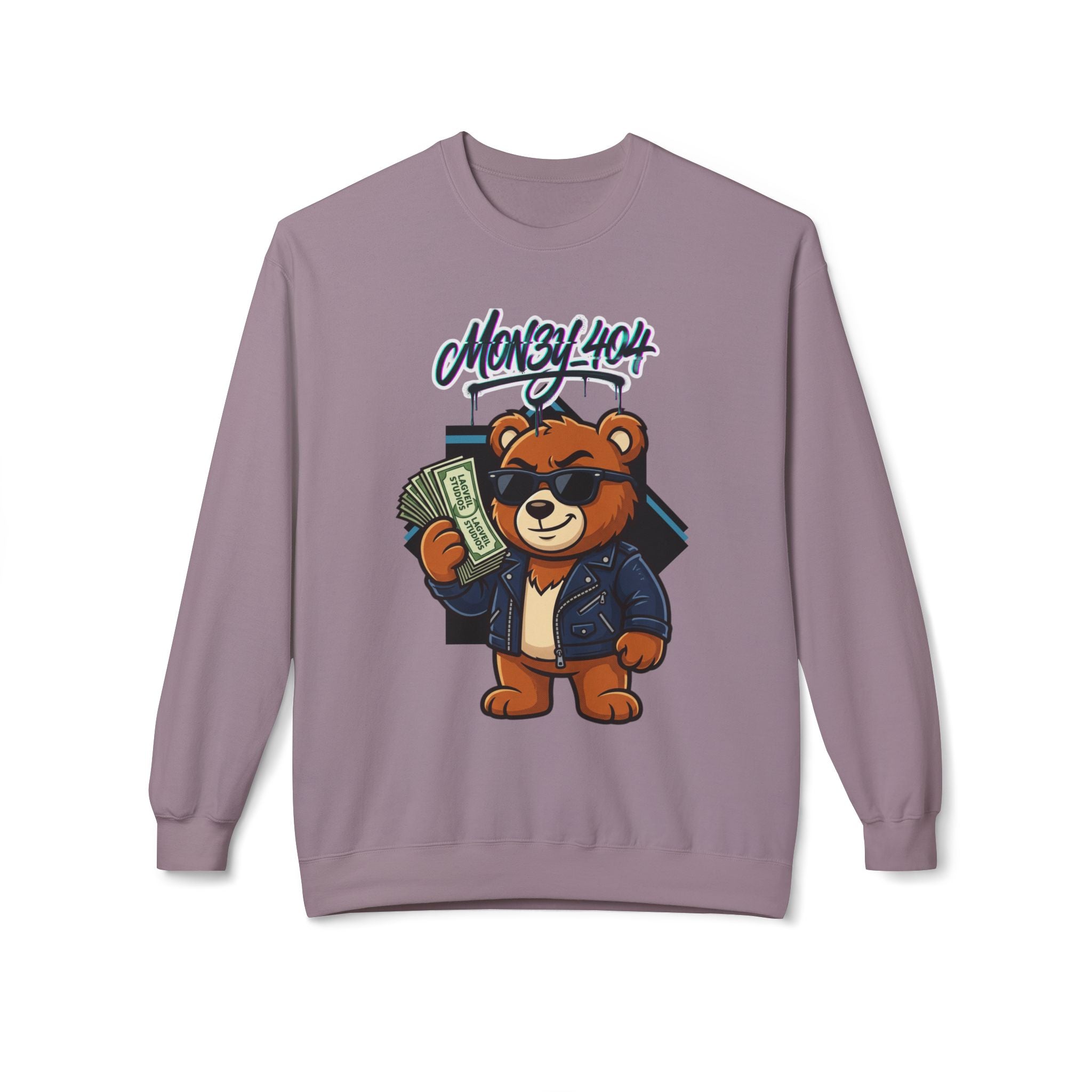 Mon3y_404: Not Found- Crewneck Sweatshirt