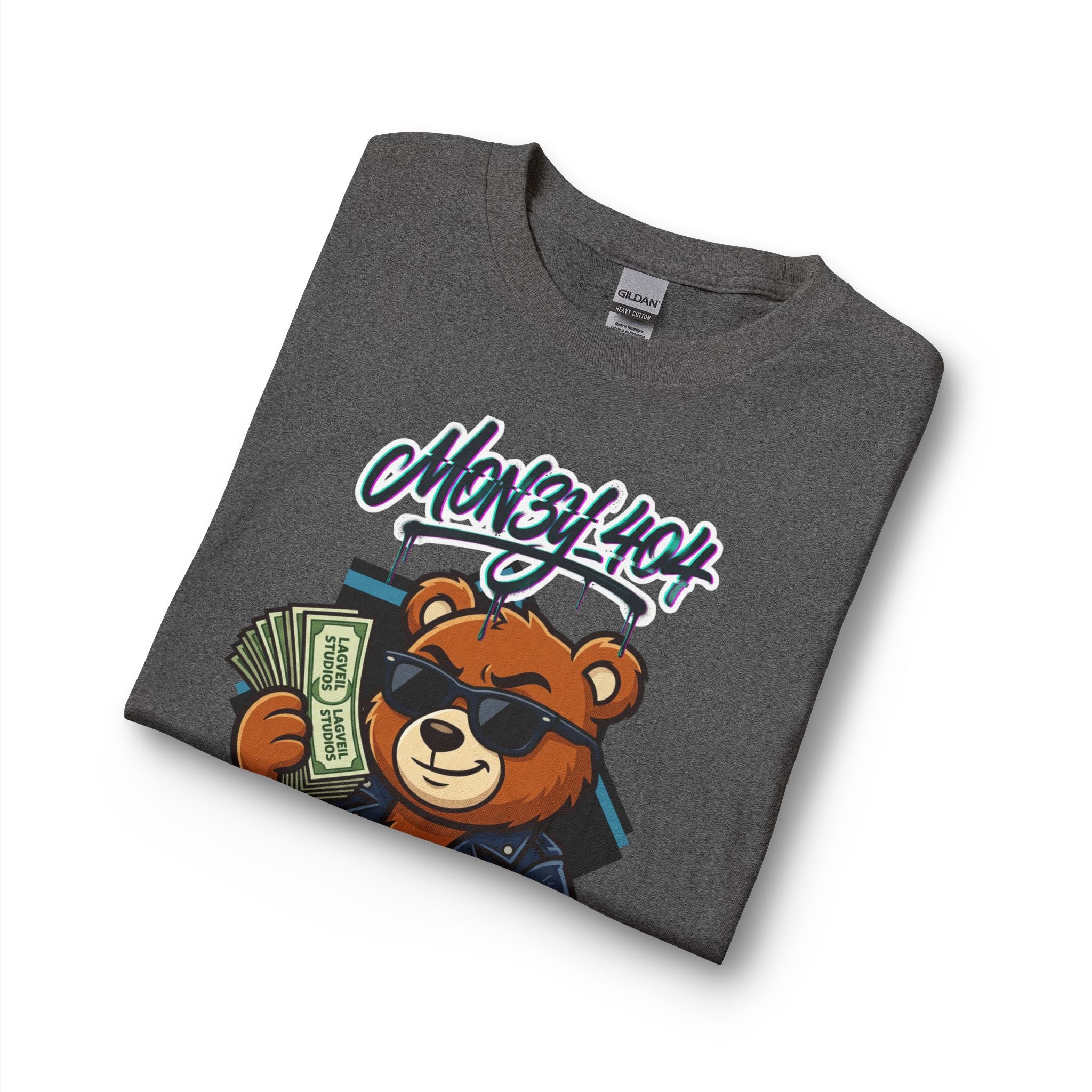 Mon3y_404: Not Found- Long Sleeve Tee