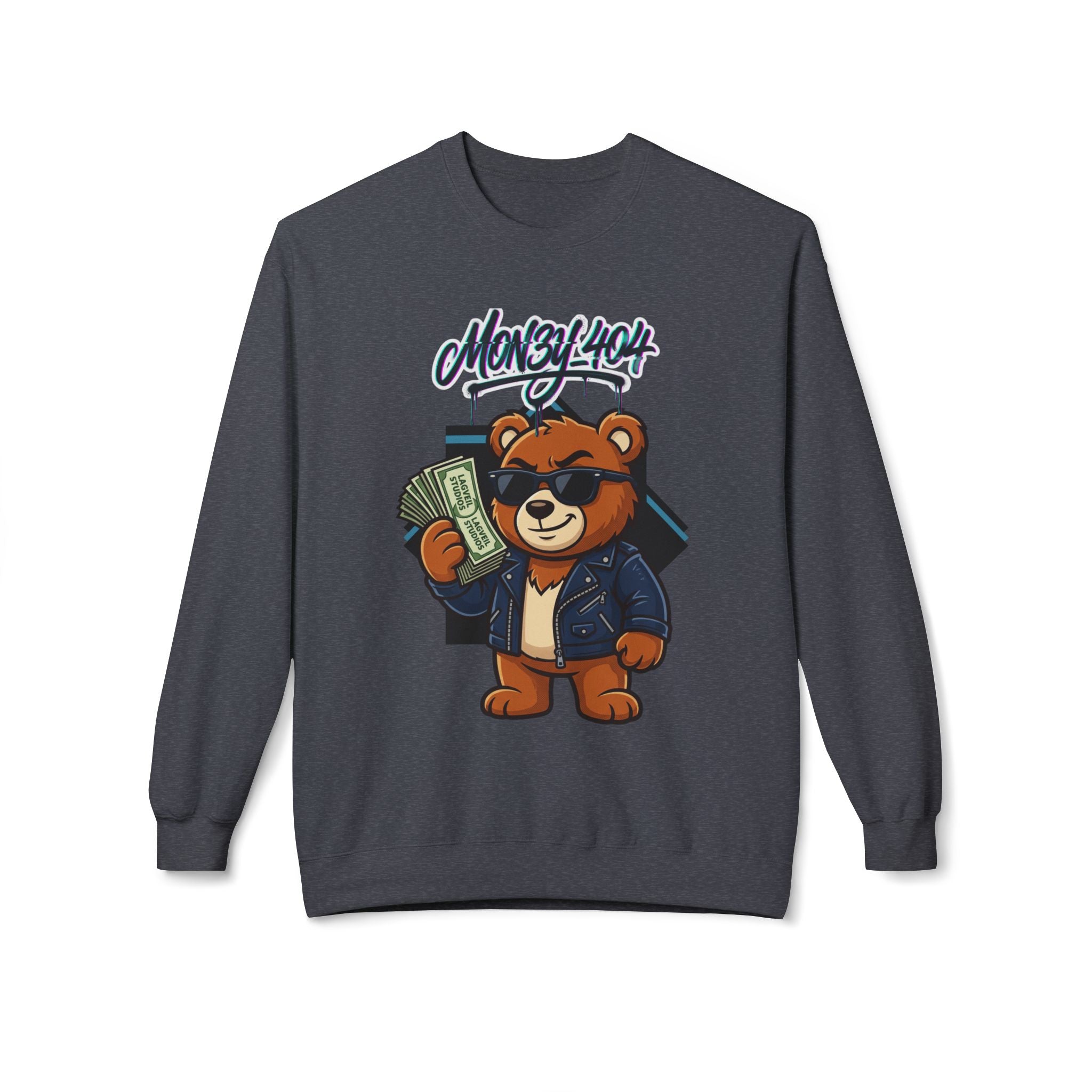 Mon3y_404: Not Found- Crewneck Sweatshirt