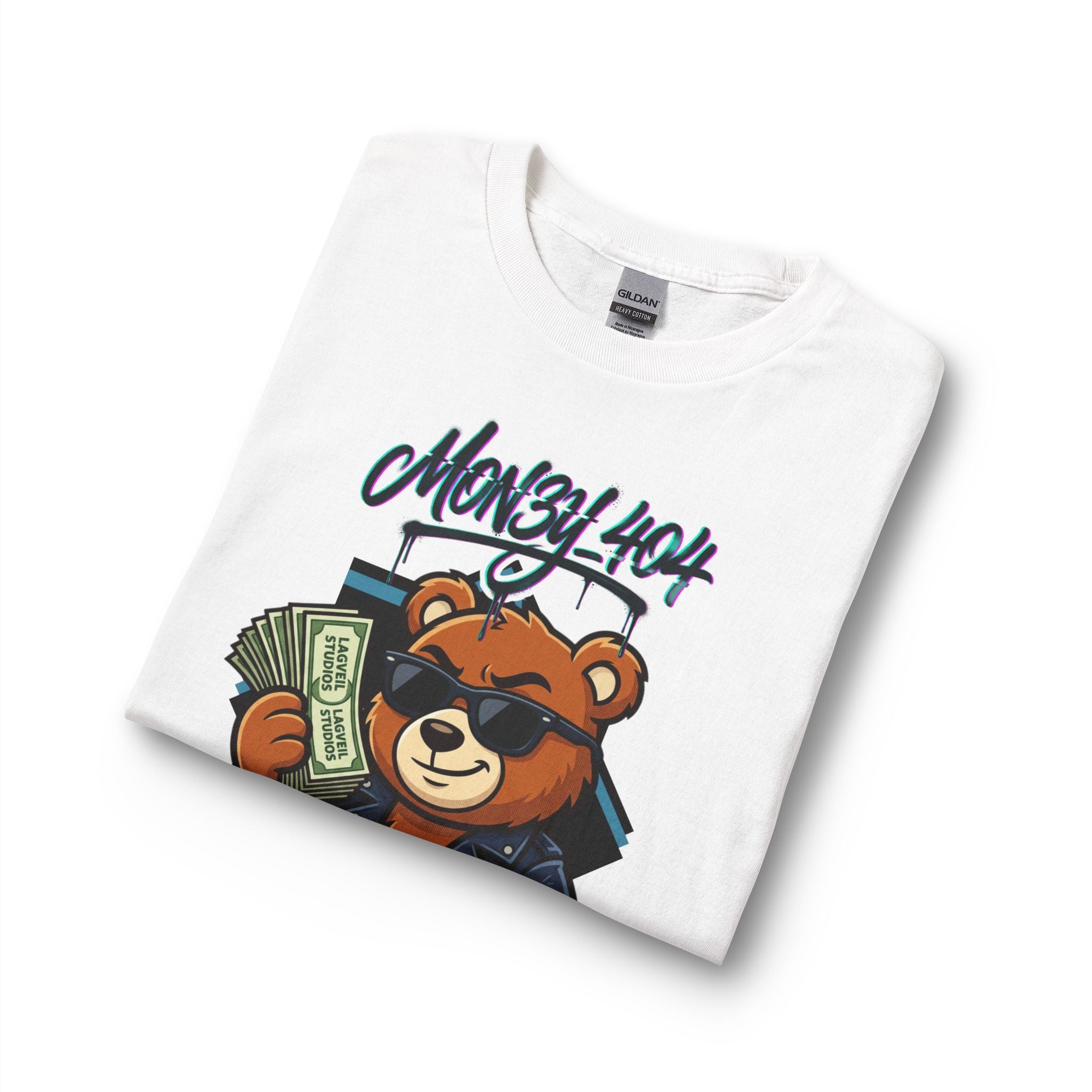 Mon3y_404: Not Found- Long Sleeve Tee
