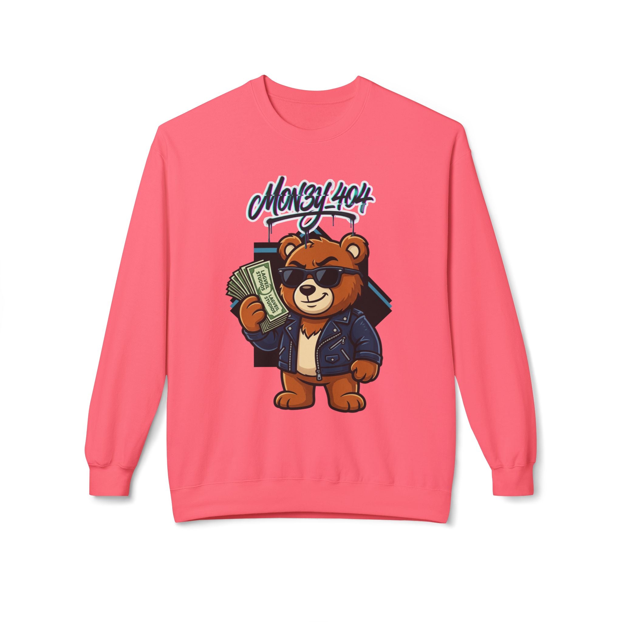 Mon3y_404: Not Found- Crewneck Sweatshirt