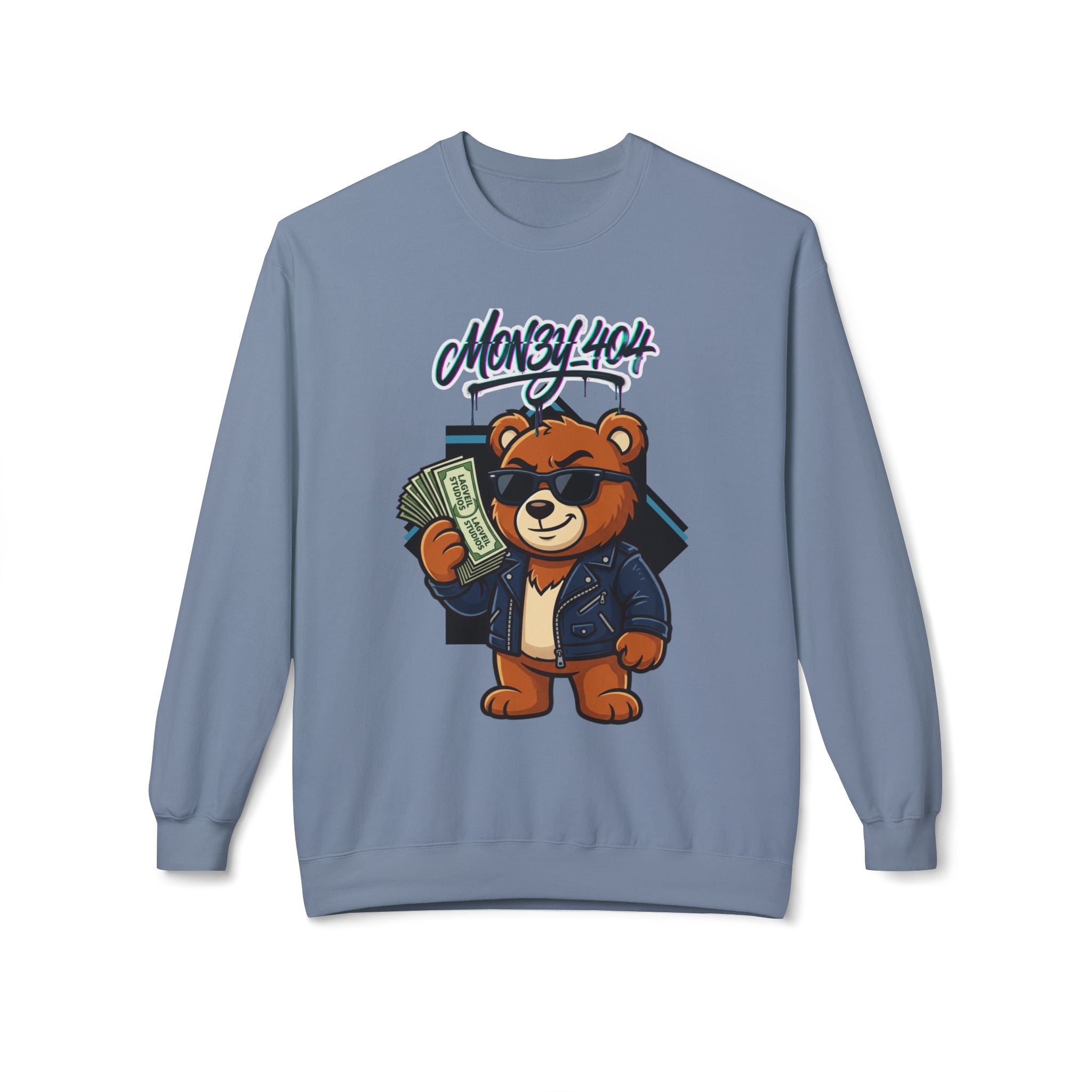 Mon3y_404: Not Found- Crewneck Sweatshirt