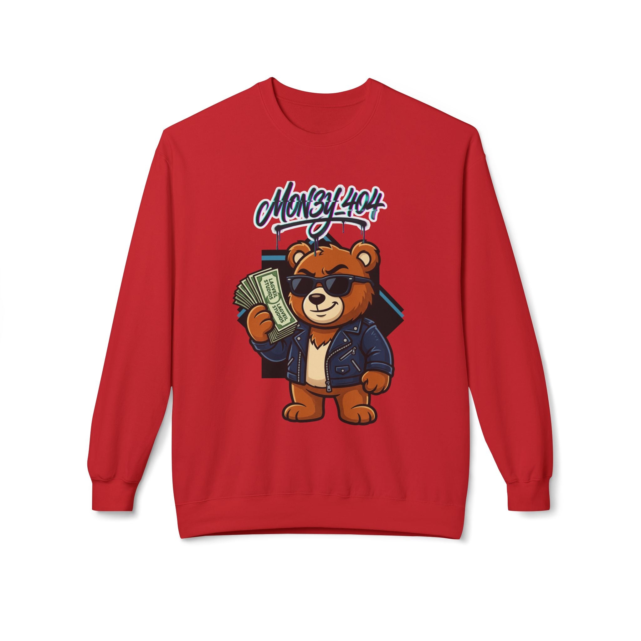 Mon3y_404: Not Found- Crewneck Sweatshirt